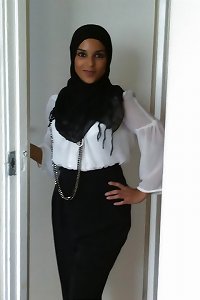 mixed Hijabi steaming vaginas